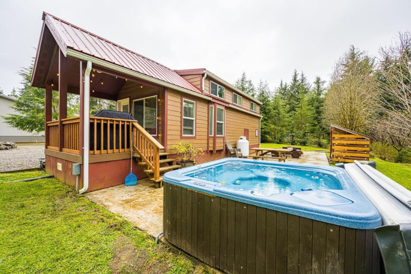 Elkcreek Inn Creekside Tiny Home Forks Exterior photo