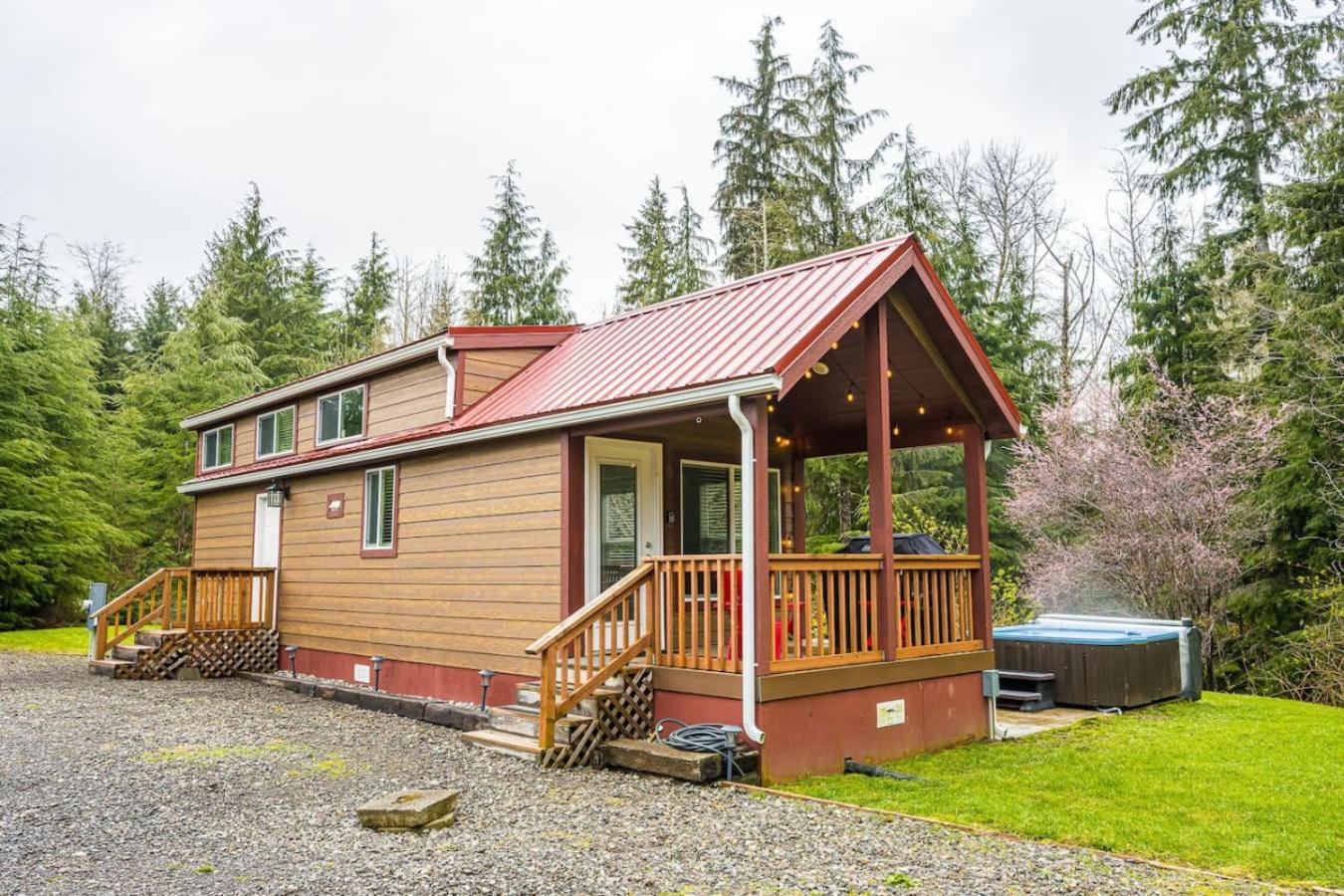 Elkcreek Inn Creekside Tiny Home Forks Exterior photo